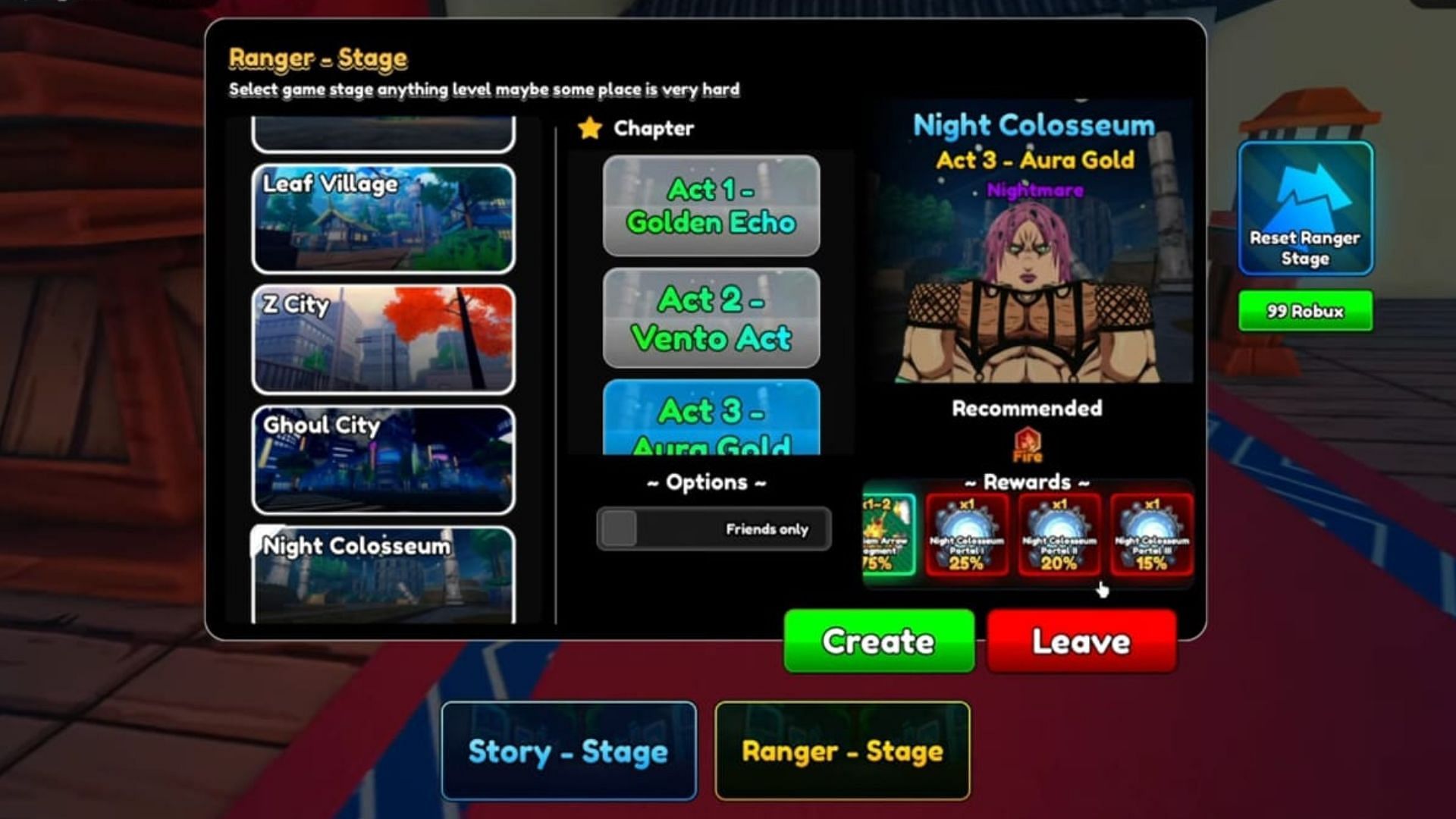 Gravity Priest can be obtained from boss portals (Image via Roblox)